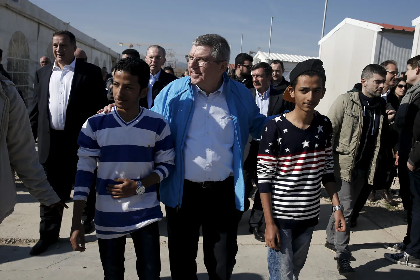 Thomas Bach Ateena pagulaslaagris.