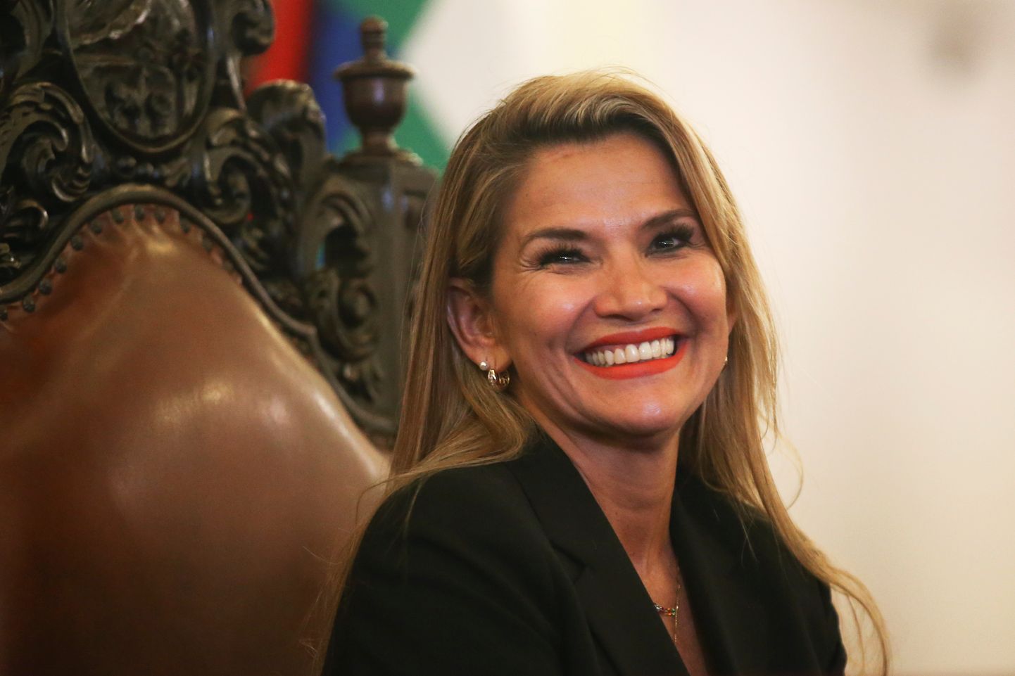 Boliivia ajutine president Jeanine Áñez.