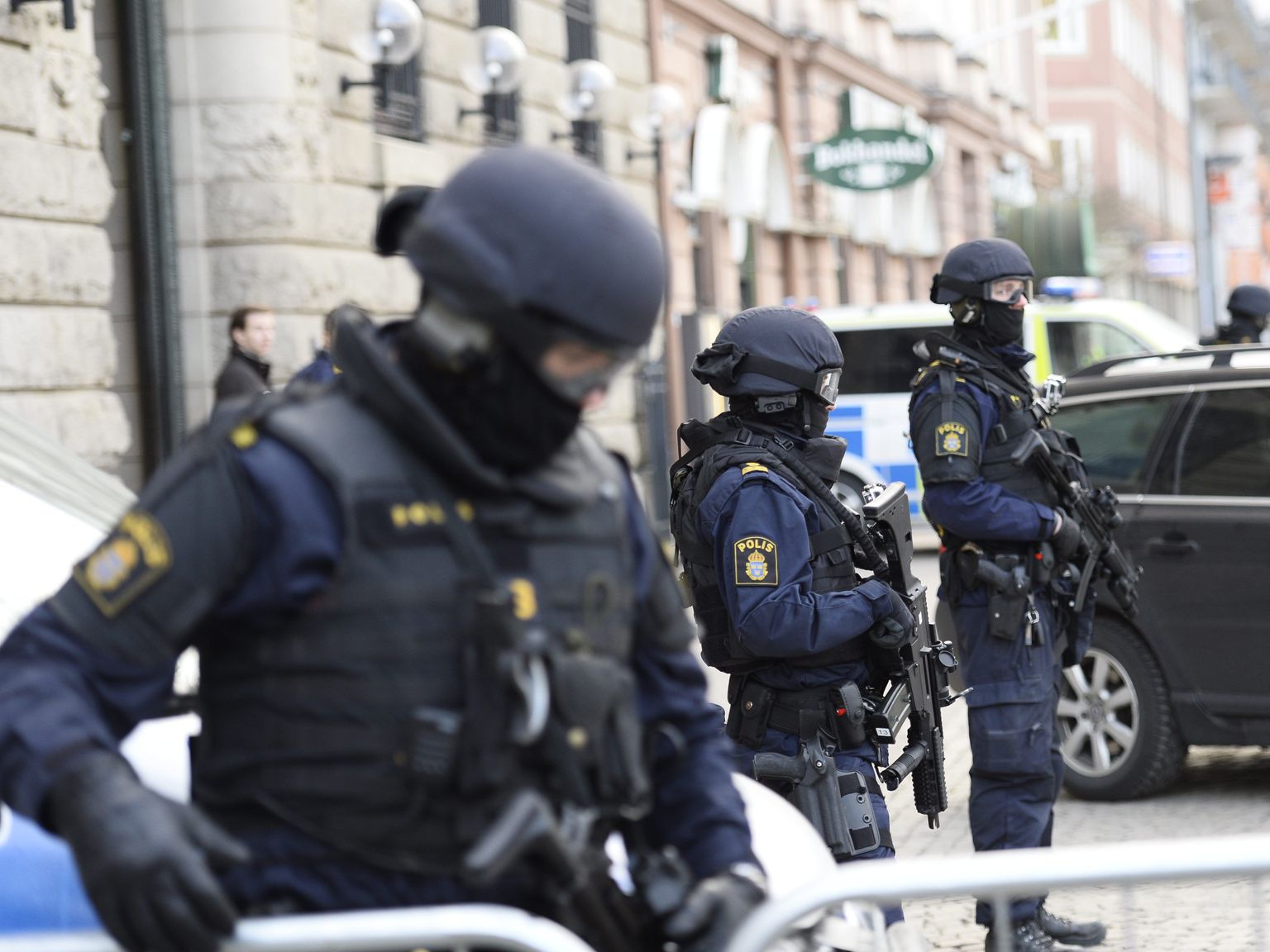 Rootsi politseinikud.
