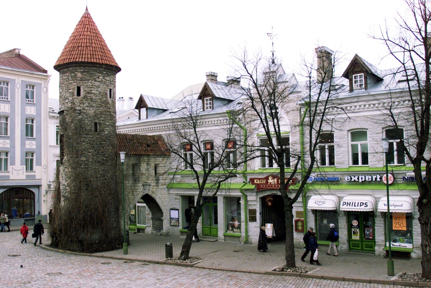 Tagastatud majad Tallinna vanalinnas.