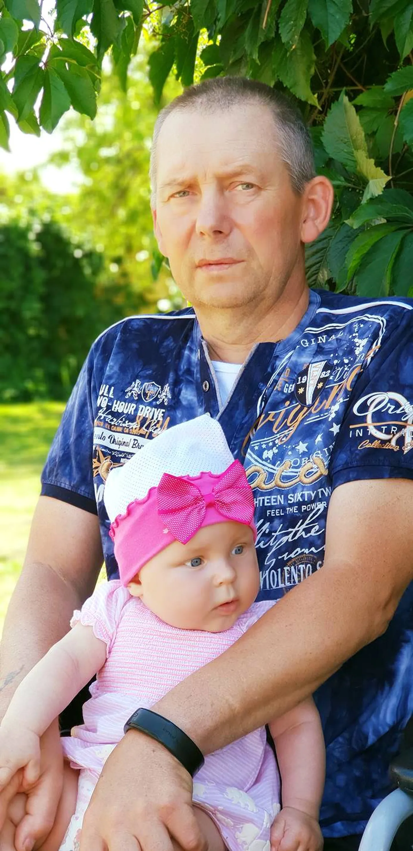 Aavo viiekuuse lapselapse Amiga.