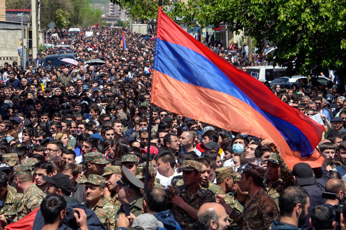 Протесты в Ереване.