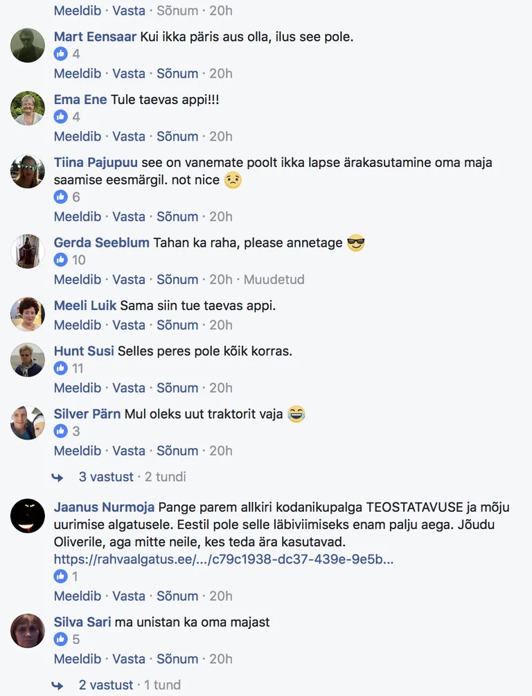 Vastused abipalvele