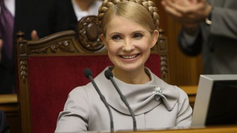 Подловившую Трампа у туалета Тимошенко высмеяли в социальных сетях