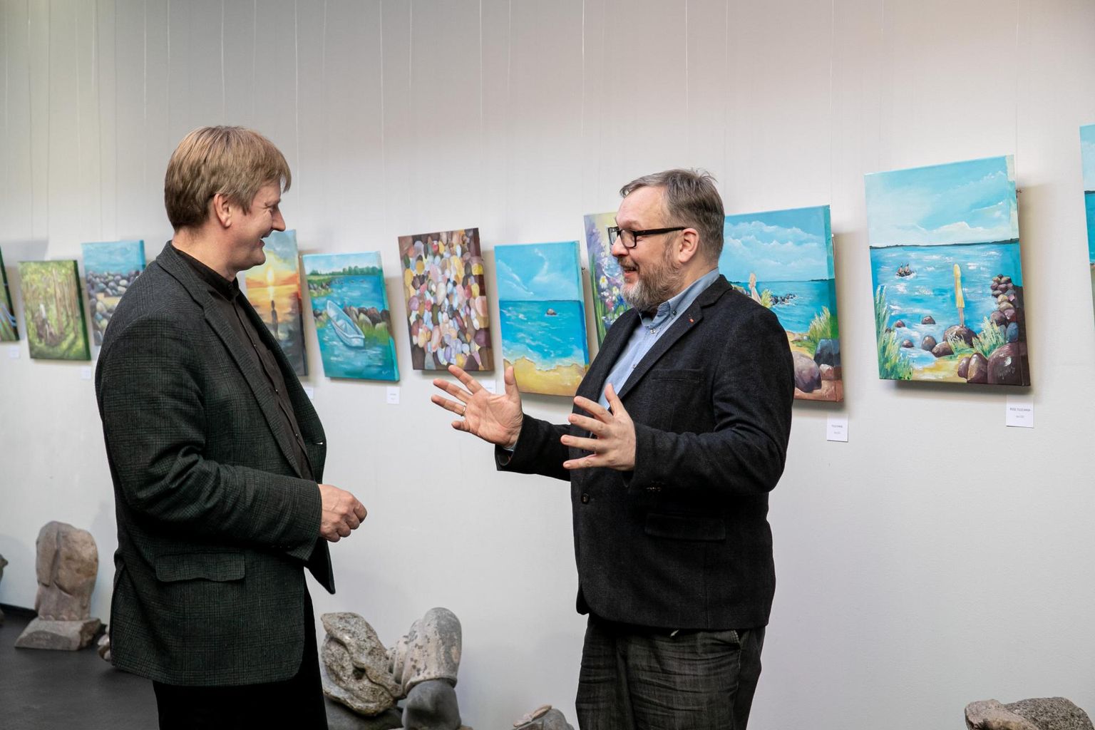 Pärnu kolledži direktor Garri Raagmaa (vasakul) ja Pärnumaa arendus­keskuse juht Erik Reinhold võivad olla rahul: rahastus projektile “Kobar” on olemas ja stardipauk päris töödele antud.