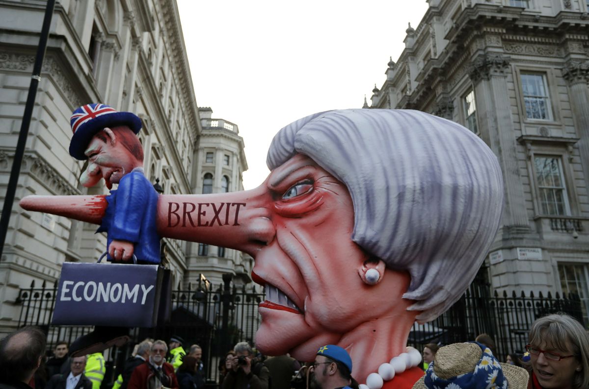 Brexit demonstrācijas Londonā