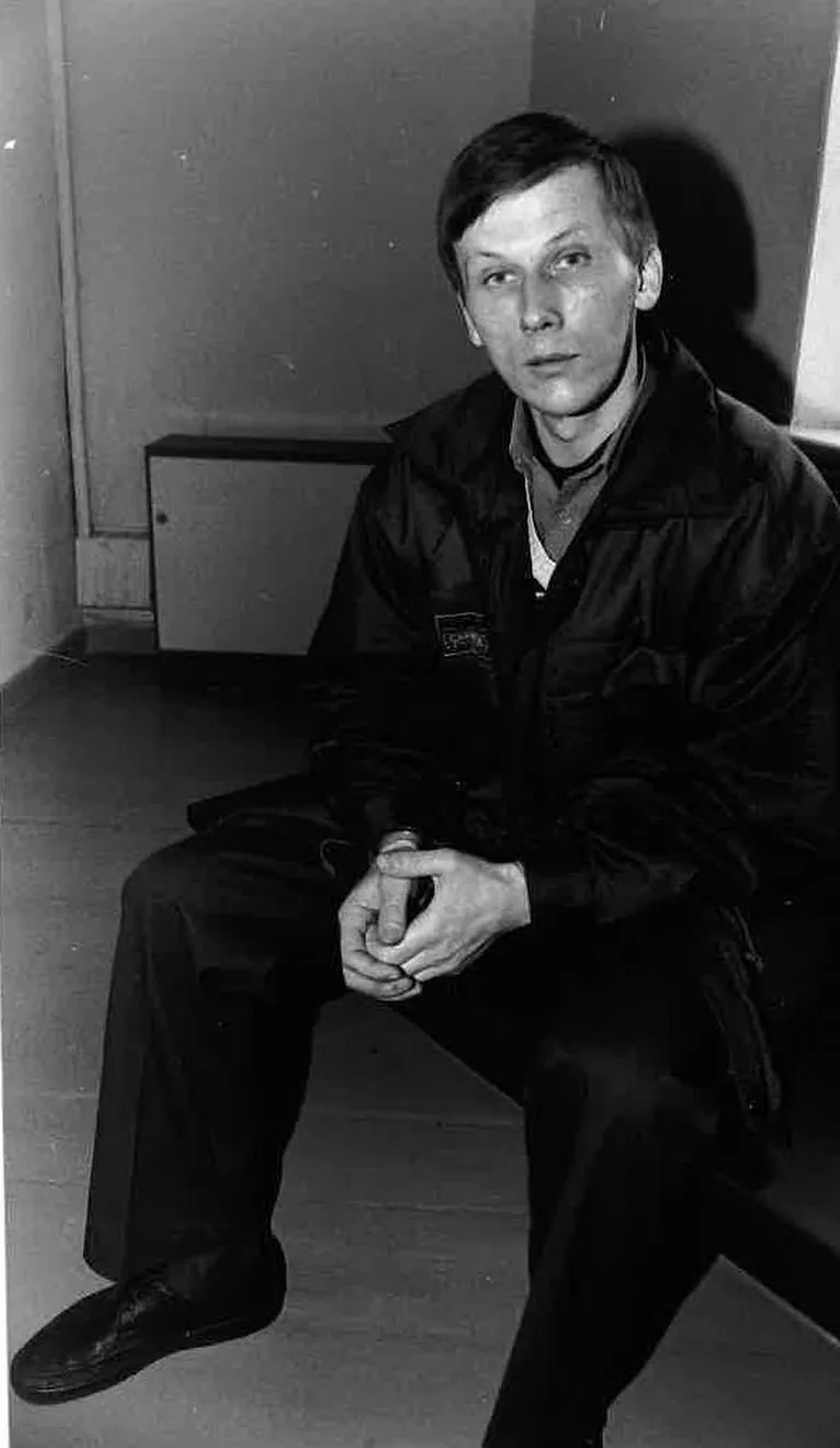 Маргус Розенберг в 1997 году. За несколько минут до оглашения судебного приговора.