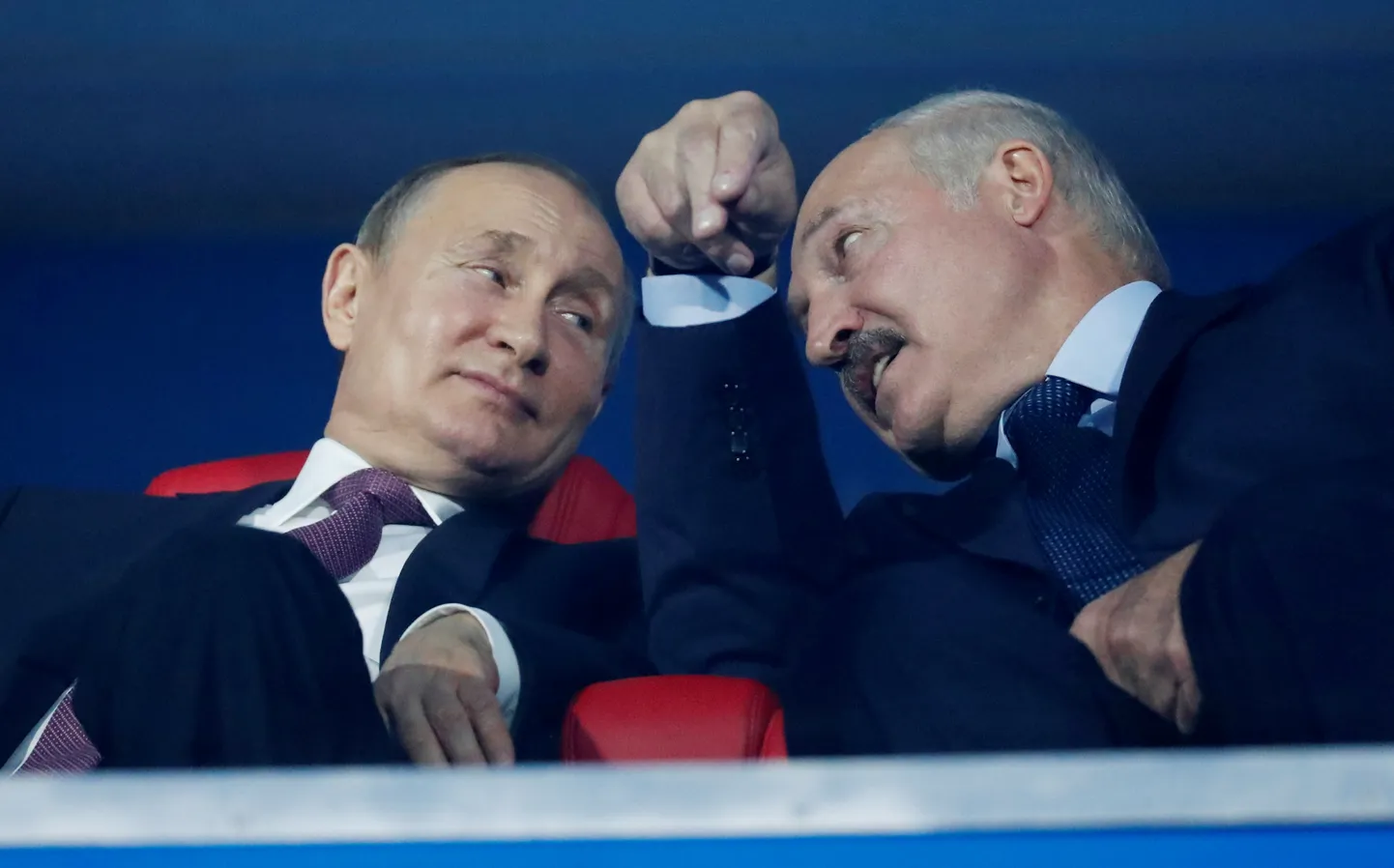Владимир Путин и Александр Лукашенко.