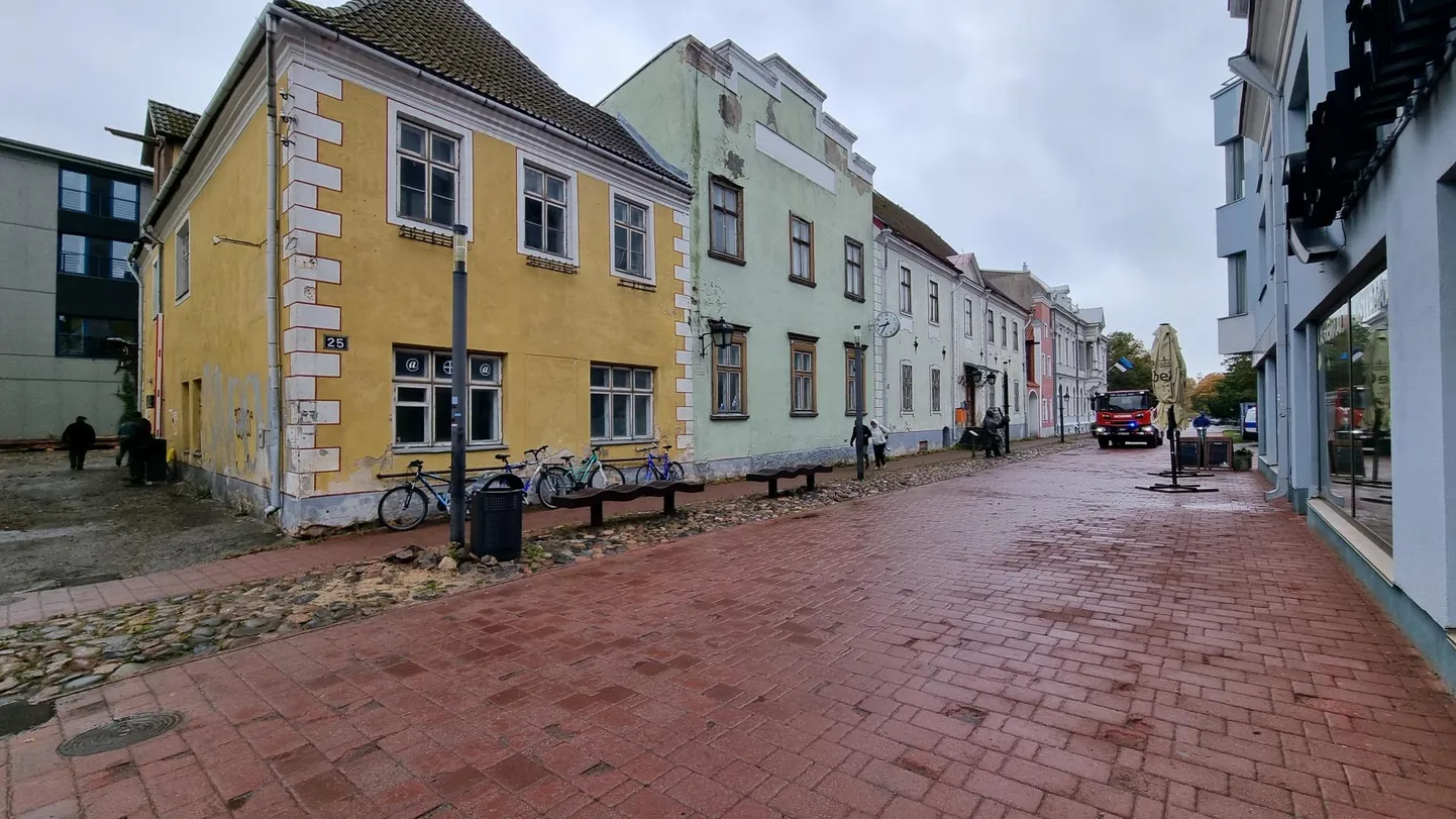 Pärnus Rüütli 25 käis juba mõnda aega remont.