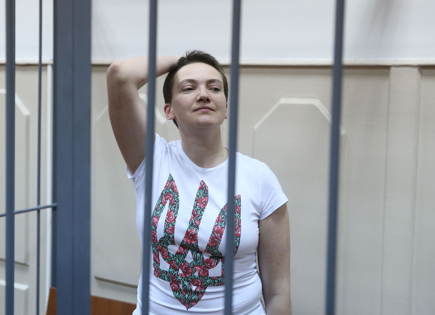 Nadja Savtšenko süüaluse puuris.