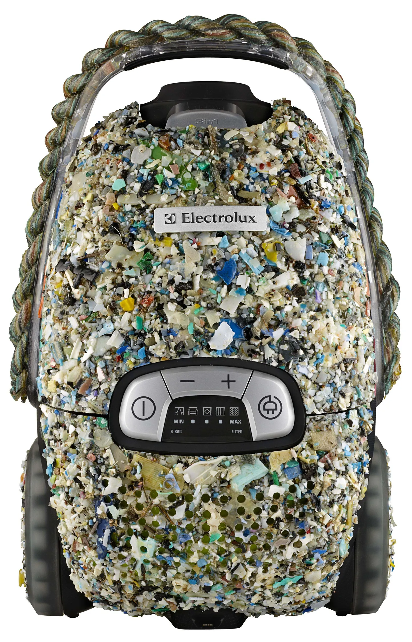 Electroluxi tolmuimeja, mille valmistamisel kasutati Hawaii randade plastmassprügi