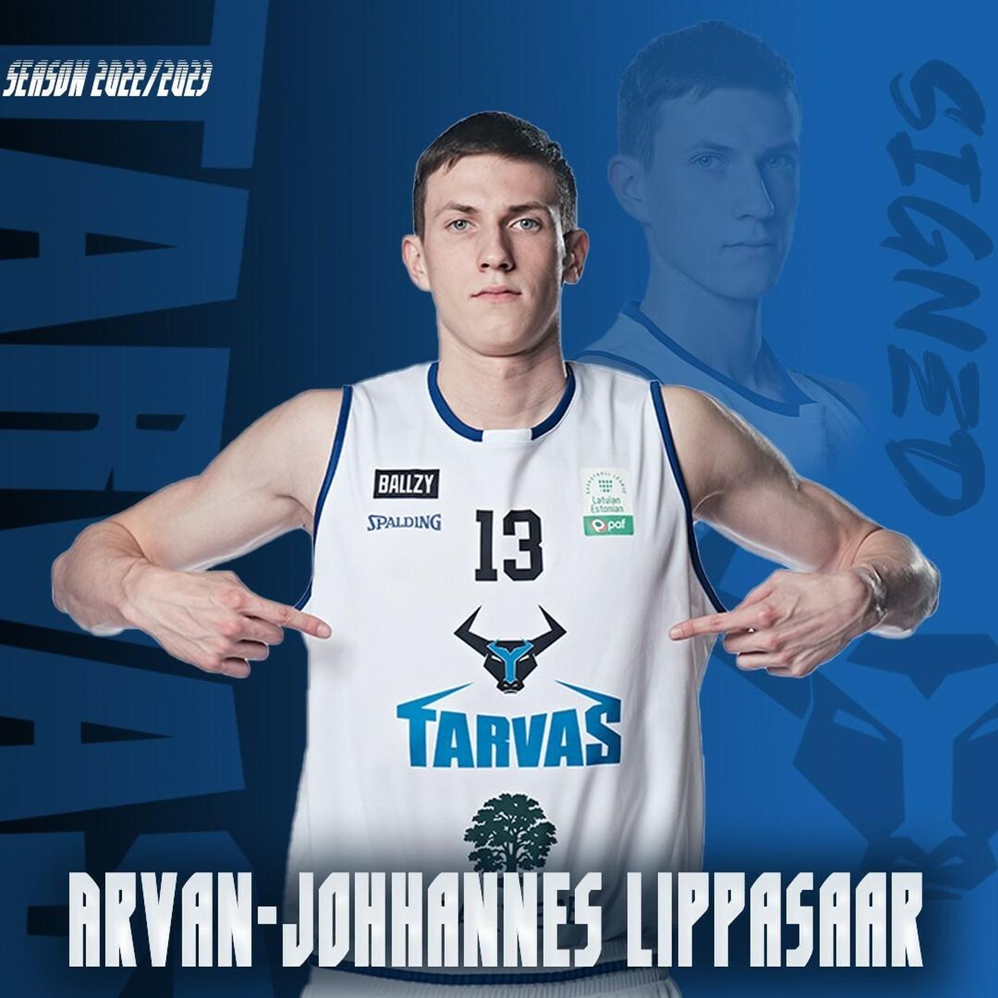 Klubi algusaegadest Tarvas mänginud Arvan-Johhannes Lippasaar liitub tiimiga ka tuleval hooajal.