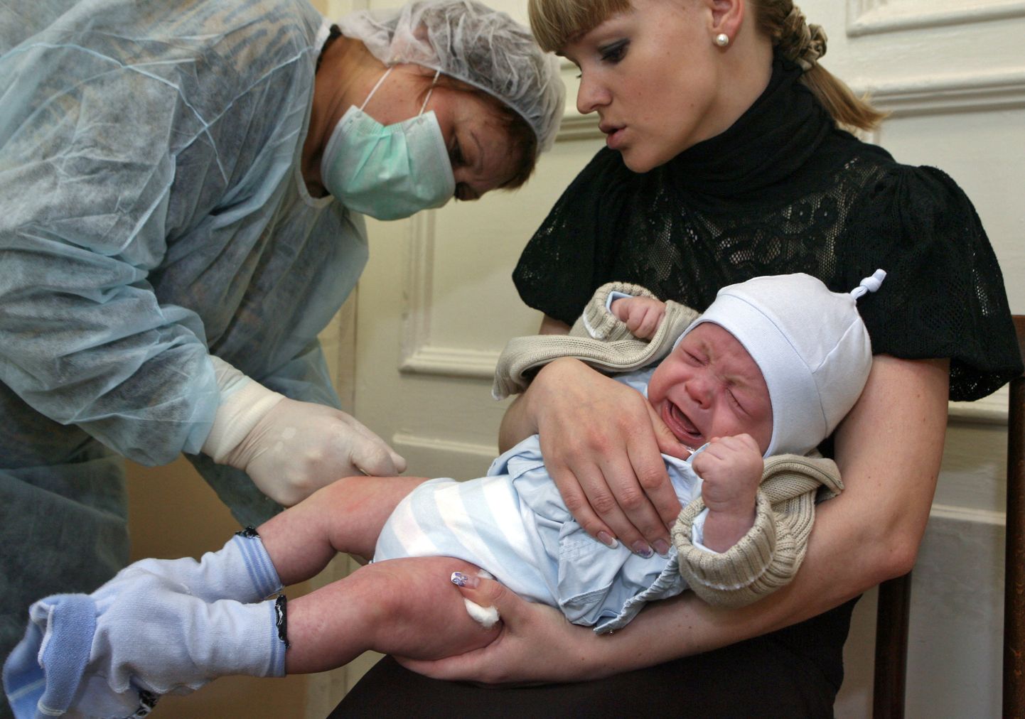 Вакцинация ребенка от кори. Иллюстративное фото.