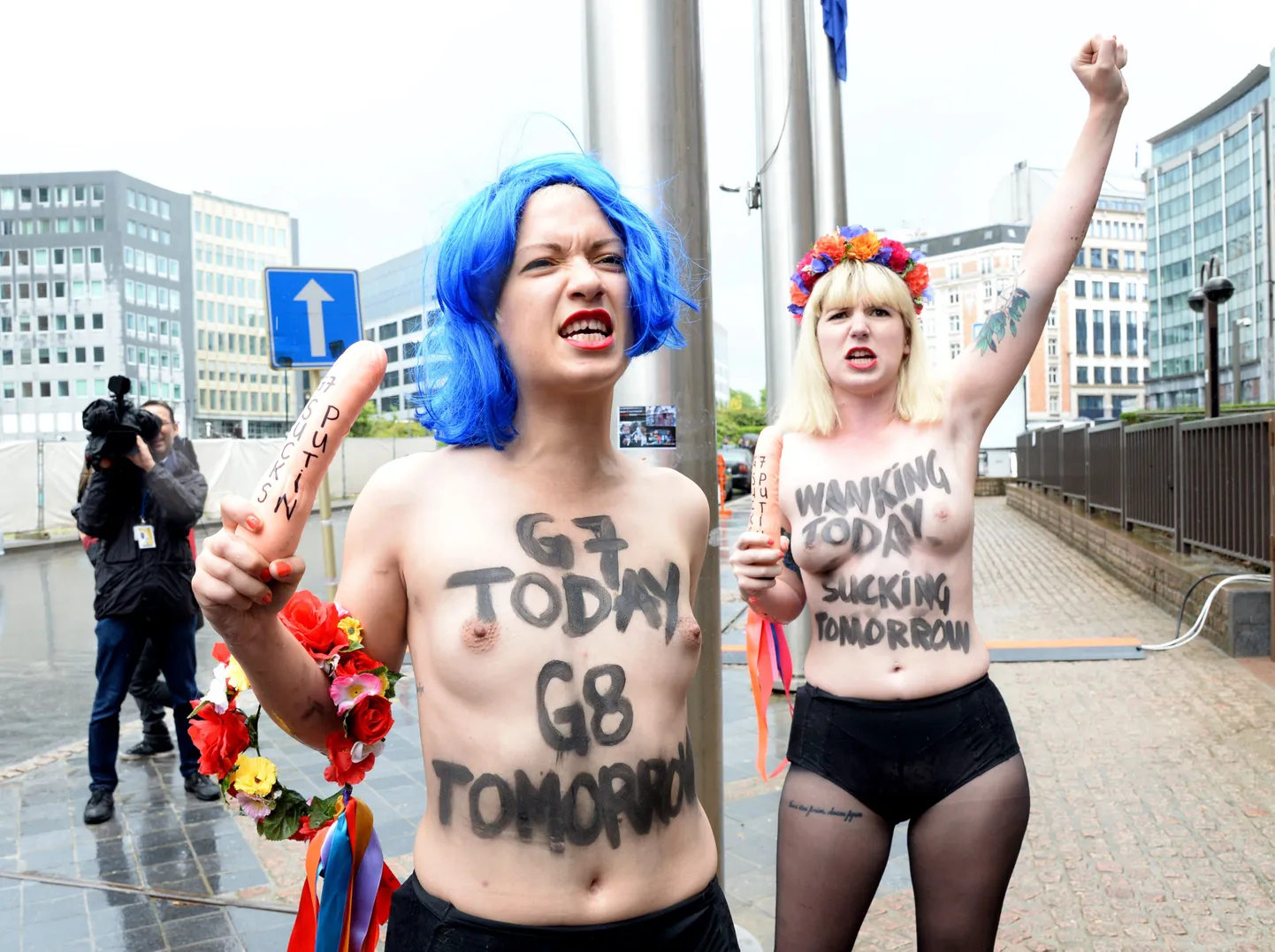 Активистки Femen.