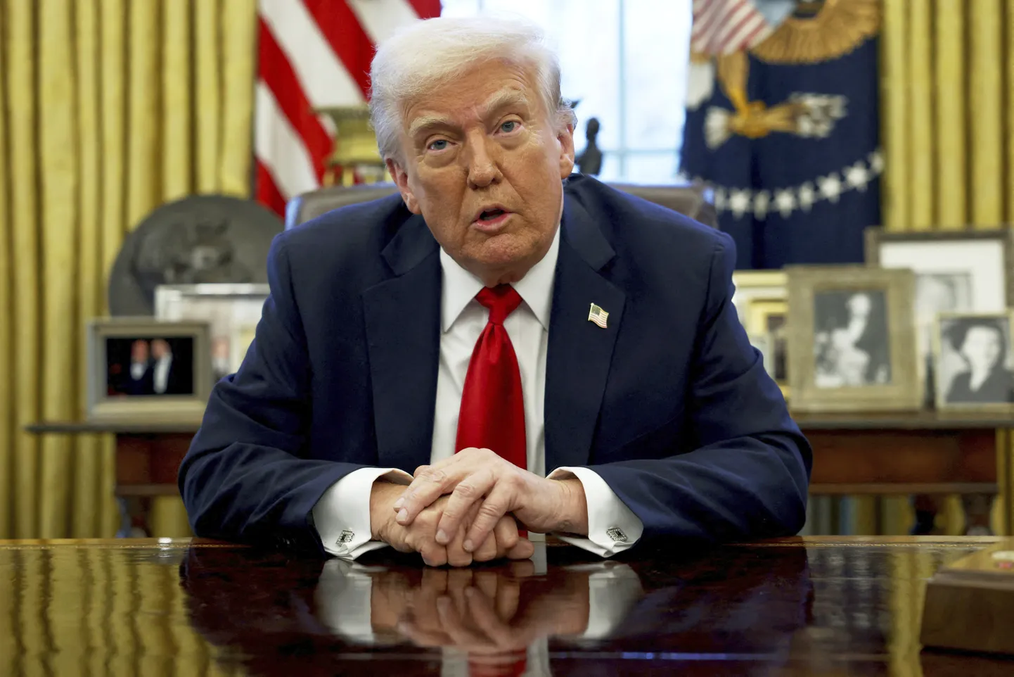 Trump ovaalkabinetis.