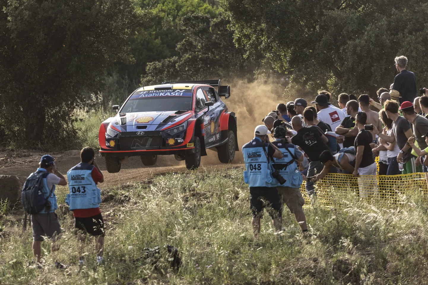 Ott Tänak ja Martin Järveoja Sardiinia rallil.