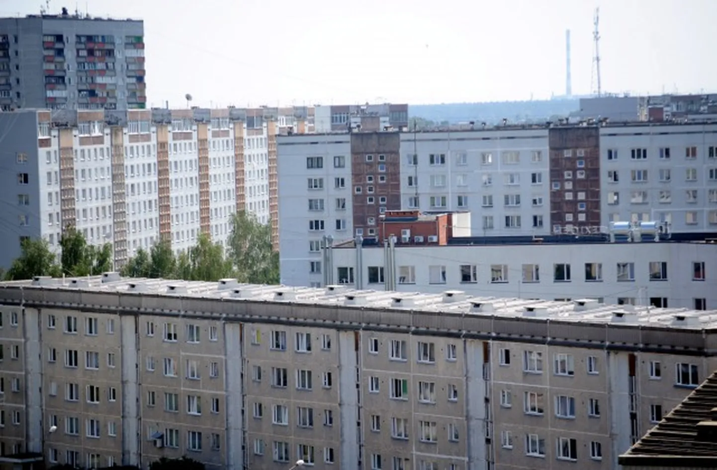 Daudzdzīvokļu ēkas. Ilustratīvs foto.