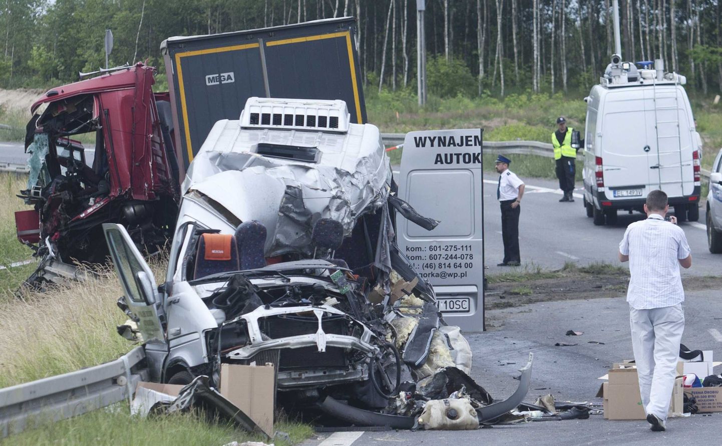 Liiklusõnnetus Poolas.
