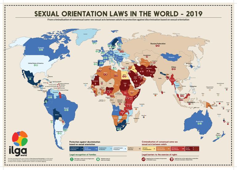 Seksuaalvähemuste legaalne staatus maailmas.