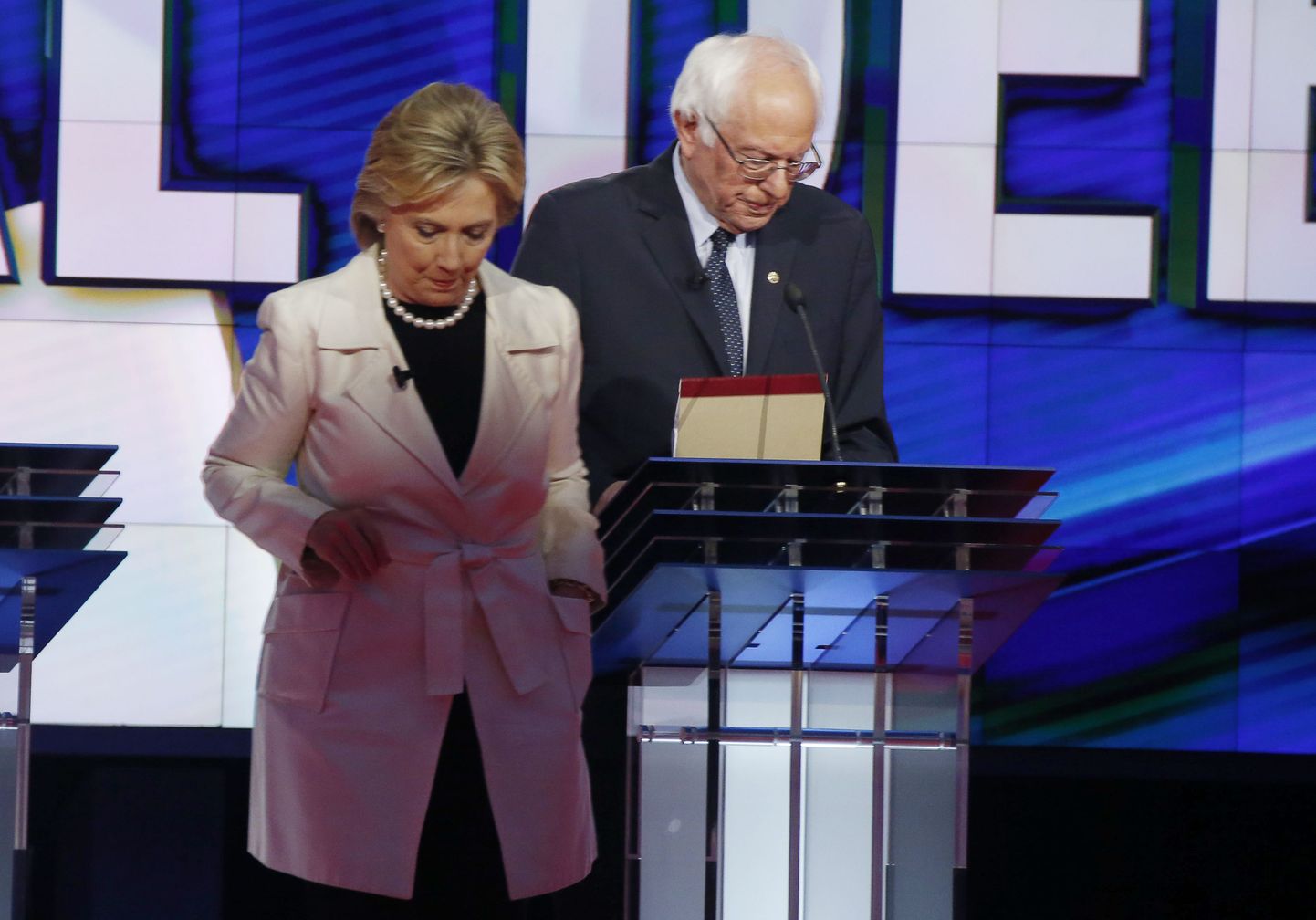 Demokraatide presidendikandidaatide Hillary Clintoni ja Bernie Sandersi debatt.