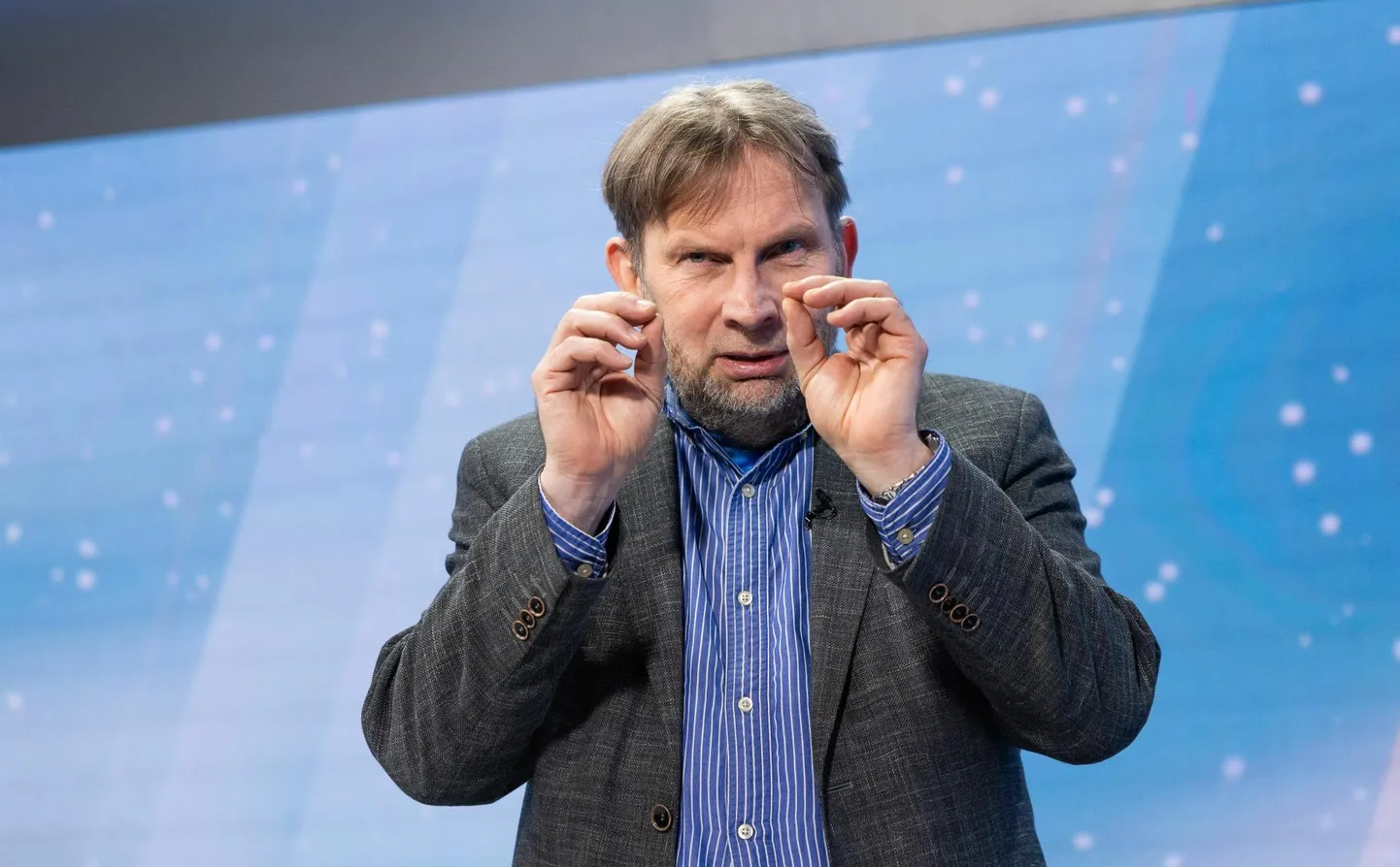 Postimehe teadus- ja tehnoloogiatoimetuse juhataja Marek Strandberg. FOTO: Tairo Lutter