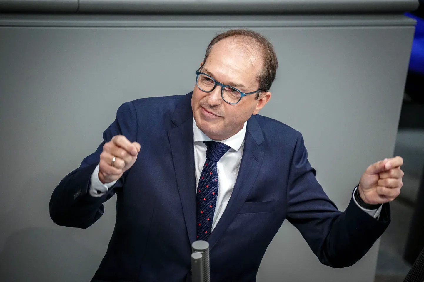CSU grupas priekšsēdis Aleksandrs Dobrints