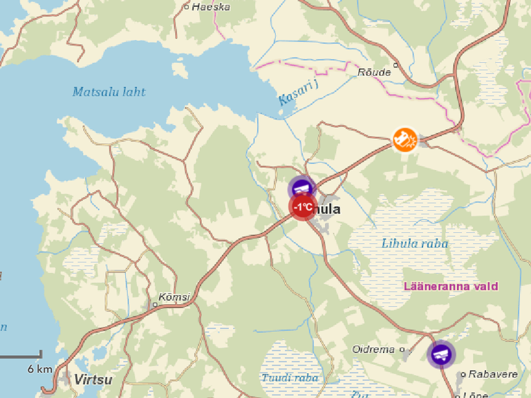 Täna kell 11.51 juhtus liiklusõnnetus Risti–Virtsu–Kuivastu maantee 34. kilomeetril.