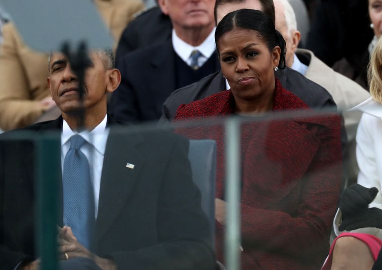 USA meediale ja sotsiaalmeediale ei jäänud tähele panemata Michelle Obama näoilme