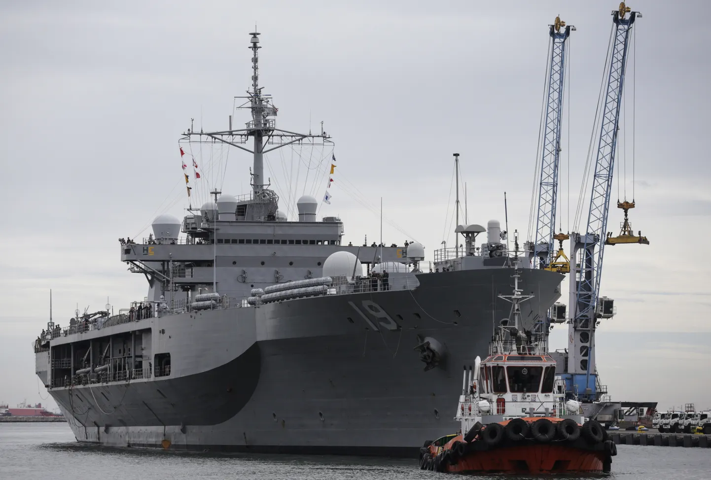 USA 7. laevastiku lipulaev USS Blue Ridge.