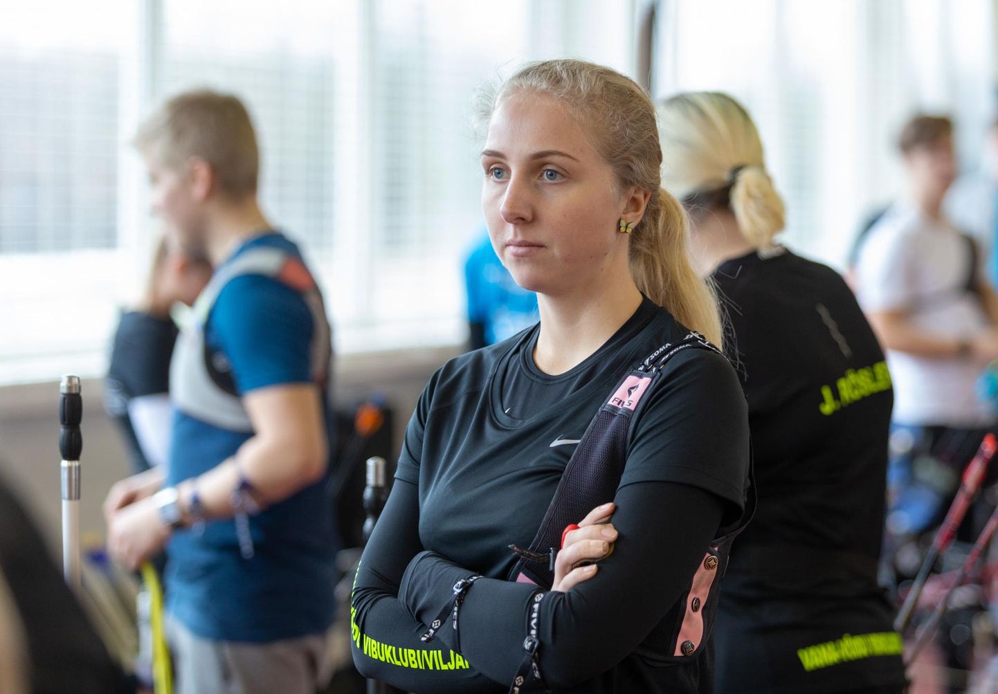 Viljandi vibusportlane Laura Nurmsalu tegi uueks Eesti rekordiks 18 meetri harjutuses 578 punkti.