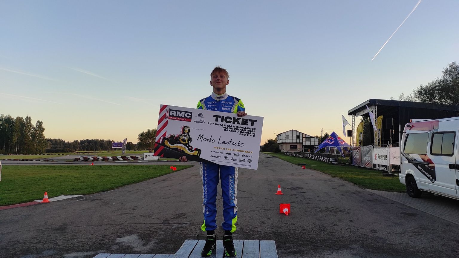 Marko Leotoots teenis austava võimaluse esindada Eestit Rotax Grand Finals võistlusel Bahreinis, kus kohtuvad selle masinaklassi maailma parimad.