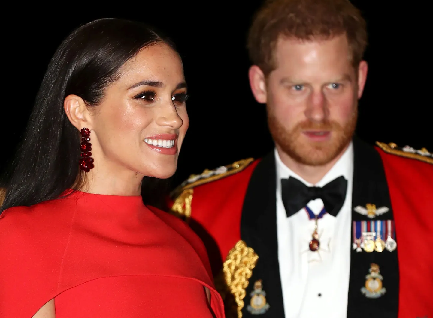 Meghan Markle ja prints Harry 2020. aastal Londonis.