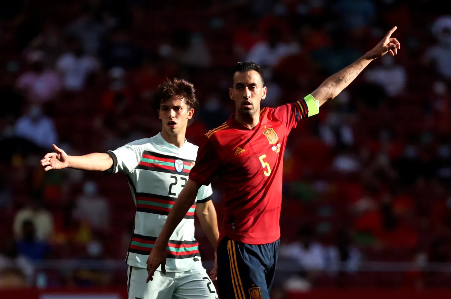 Hispaania koondise kapten Sergio Busquets (5).