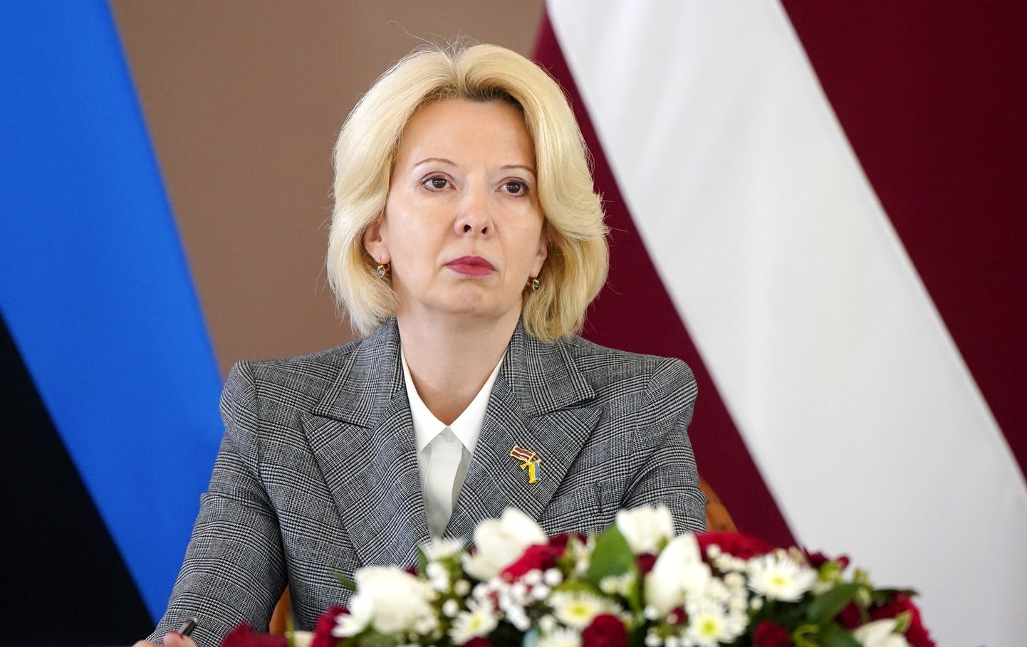 Läti kaitseminister Ināra Mūrniece.