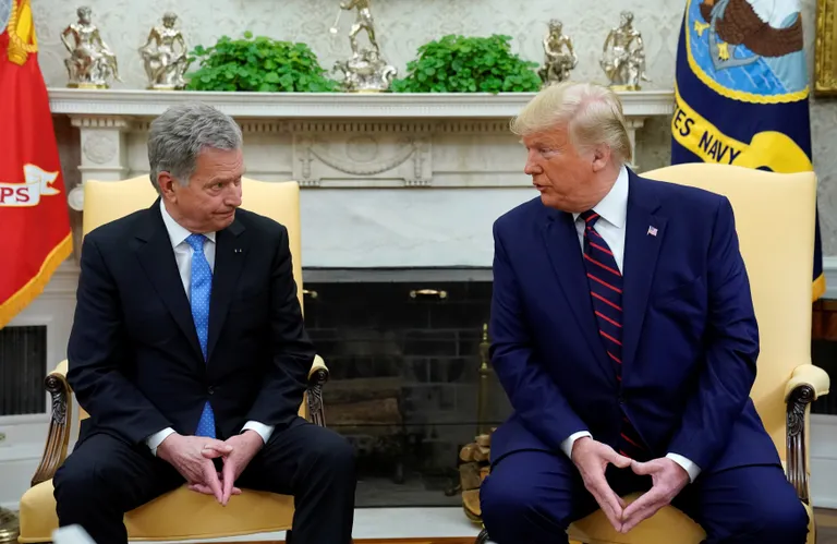 Donald Trump ja Sauli Niinistö kohtusid 2. oktoobril Valges Majas
