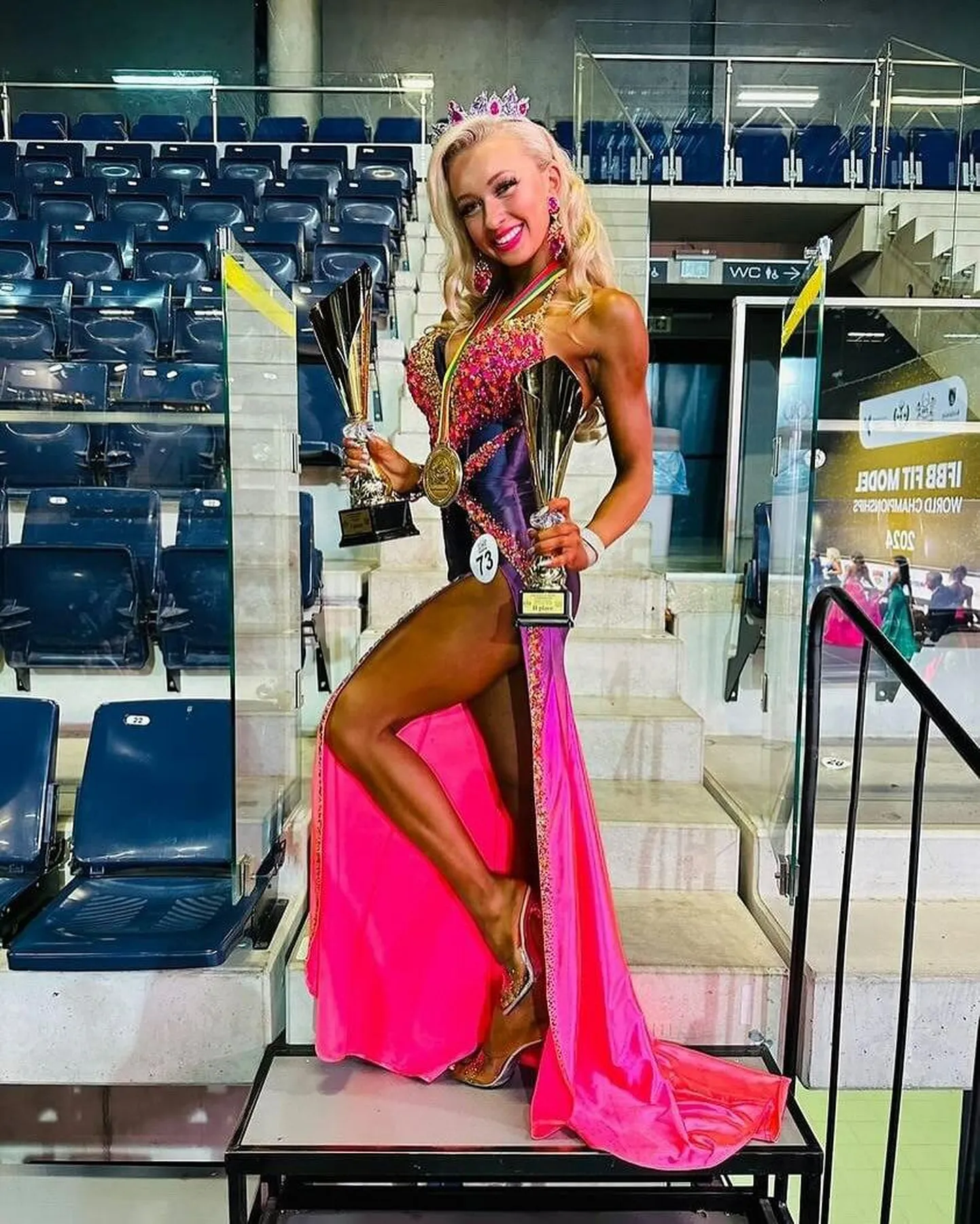 Annika Absalon pälvis MMil kulla ja hõbeda.