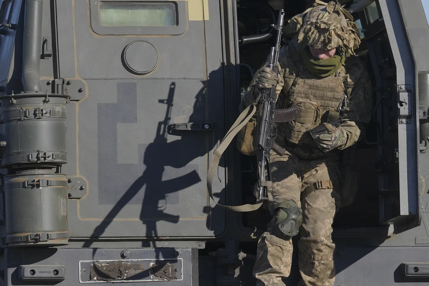 Ukrainas militārie spēki.