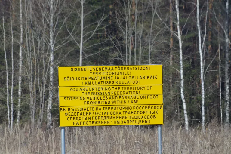 Hoiatus «Saatse saapast» läbisõidul.