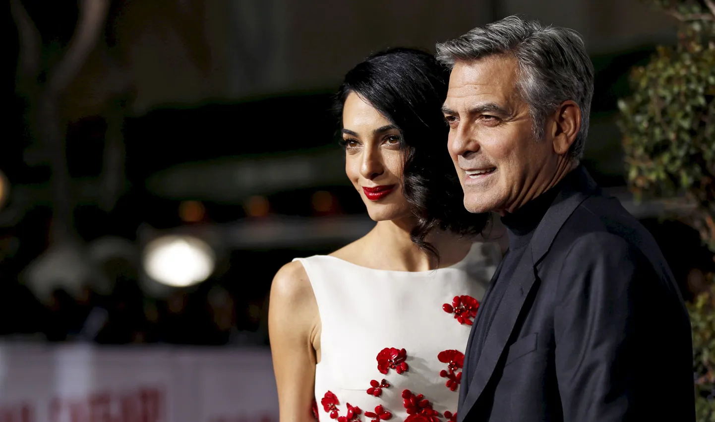 George ja Amal Clooney
