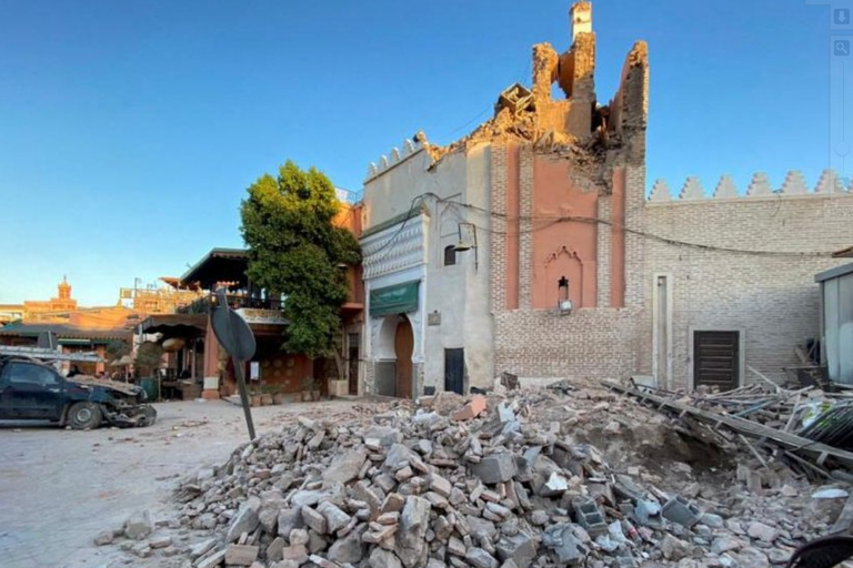 Землетрясение в Марокко.