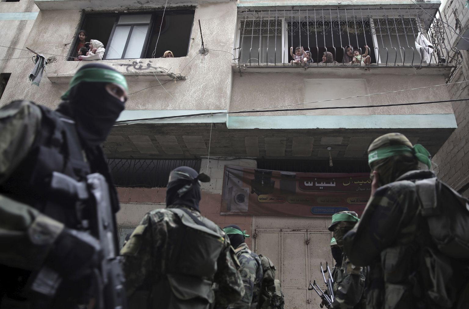Hamasi liikmed Gazas.