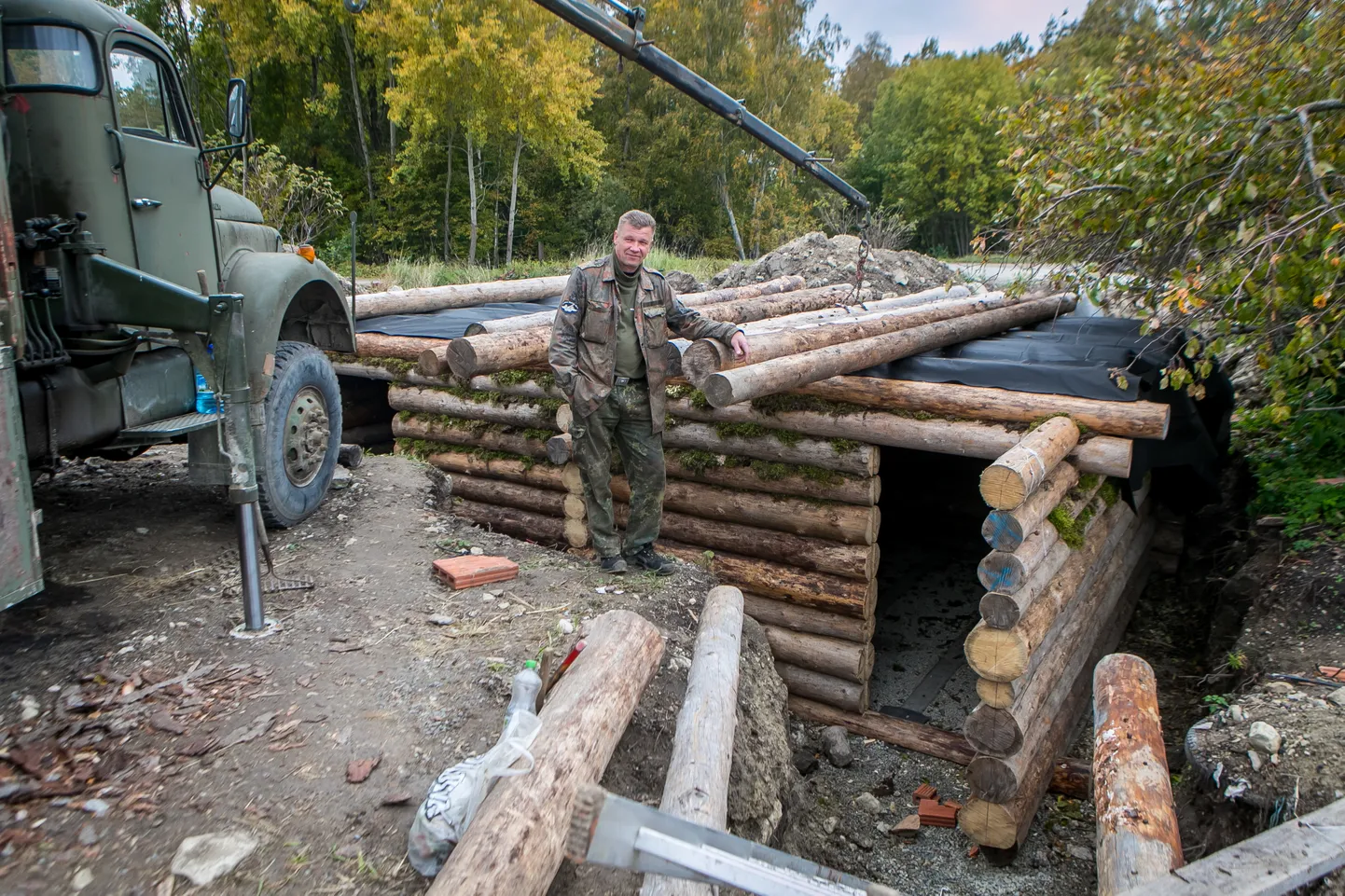 PEAAEGU VALMIS: Enne talve loodab Margus Sinimets välitöödega ühele poole saada, sisetöid saab teha ka külmal ajal. Pauguga avamine jääb kevadesse.