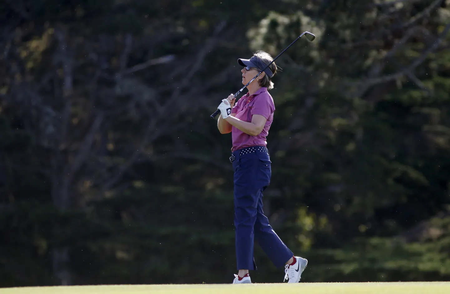 Riskikapitalist Mary Meeker golfirajal.