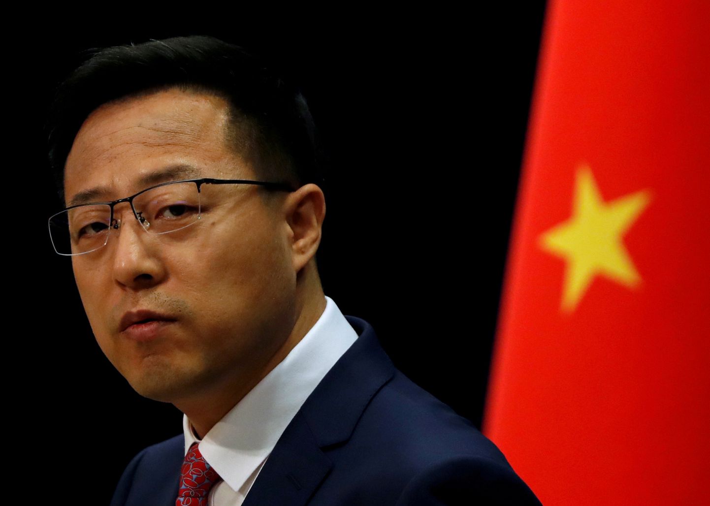 Hiina välisministeeriumi kõneisik Lijian Zhao.