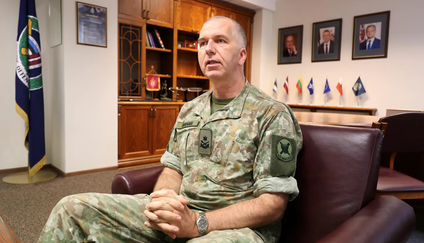 Balti Kaitsekolledži ülem brigaadikindral Alvydas Šiuparis.