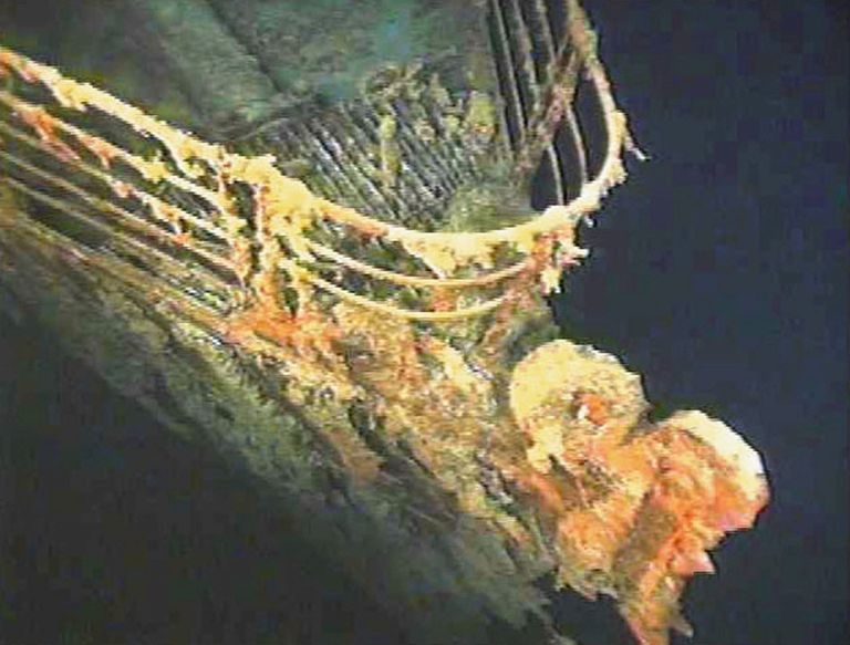 Titanicu vöör 1996. aasta fotol