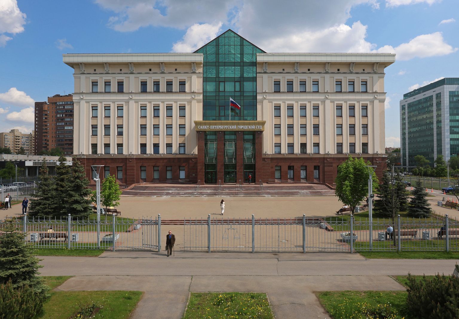 Peterburi kohus, kus hiljuti algas riigireetmise protsess füüsik Anatoli Maslovi üle