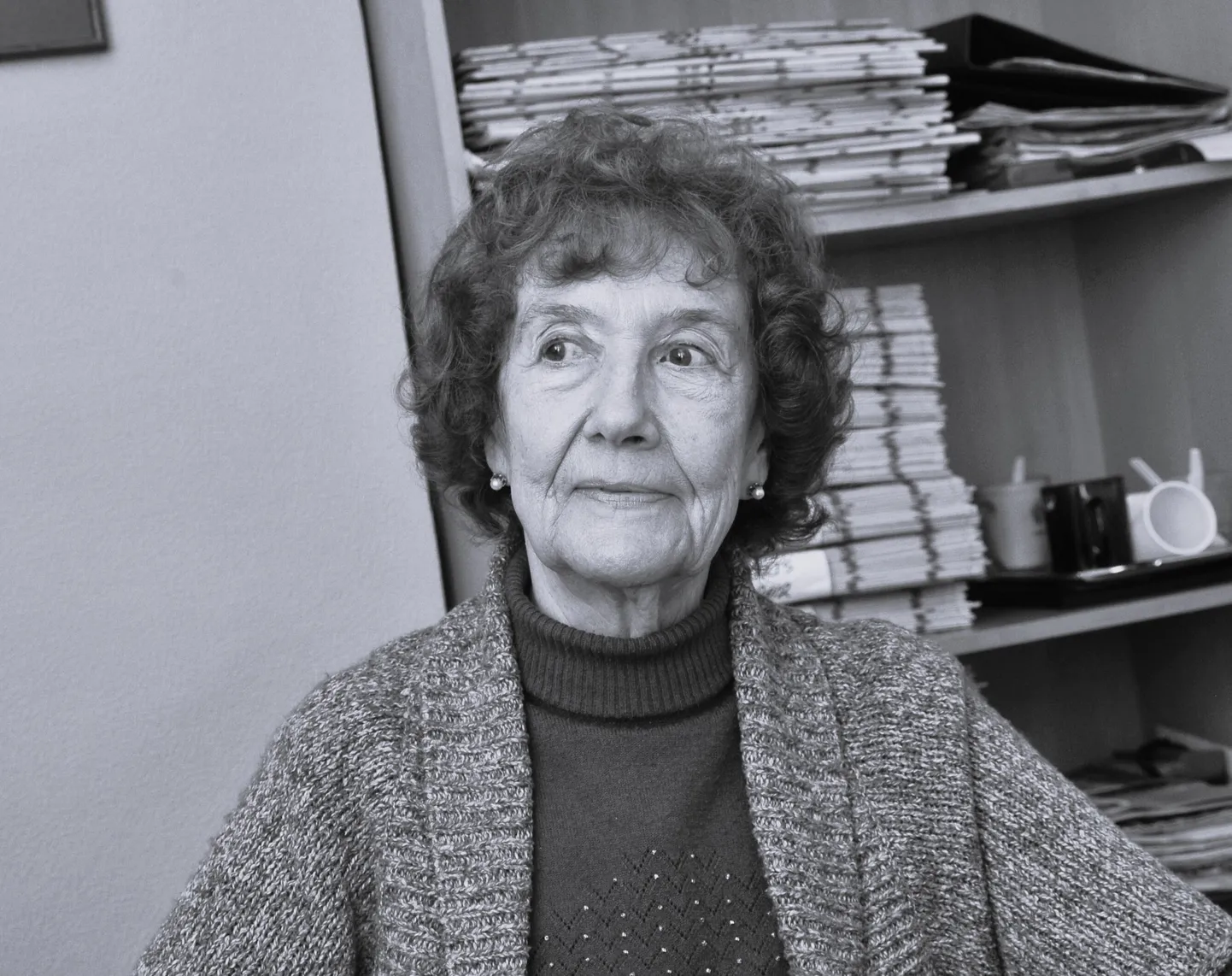 Kirjanik Helvi Jürisson.