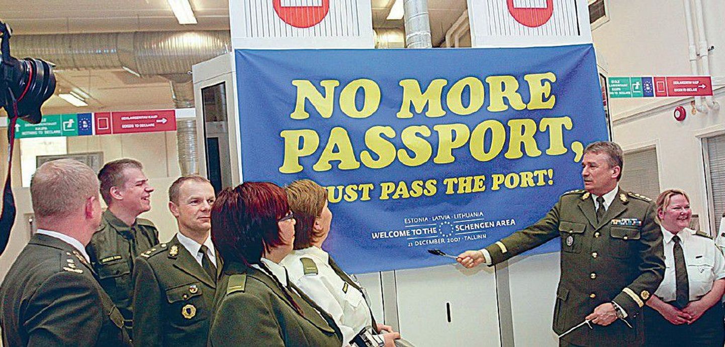 Открытие Шенгенской зоны в Таллиннском порту. Архивное фото