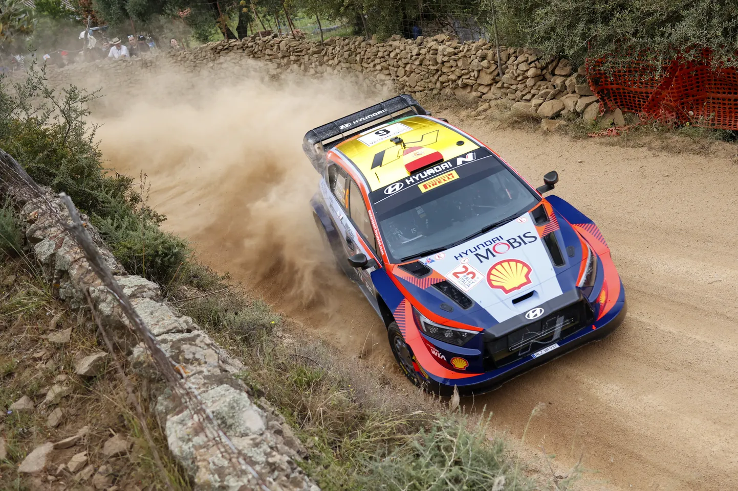 Hyundai sõitja Dani Sordo 2023. aasta Sardiinia MM-rallil.